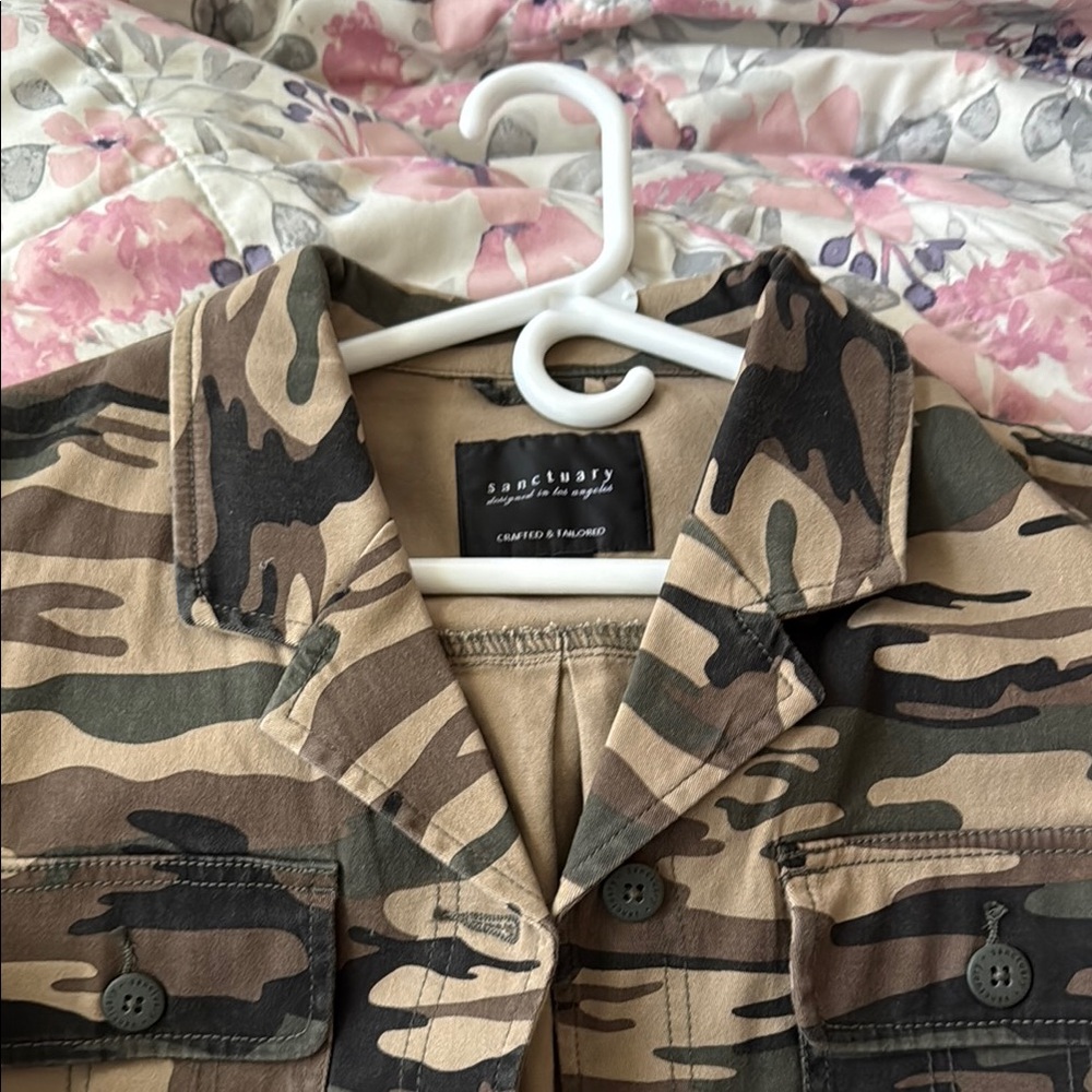 Sanctuary Camo Print Jacket